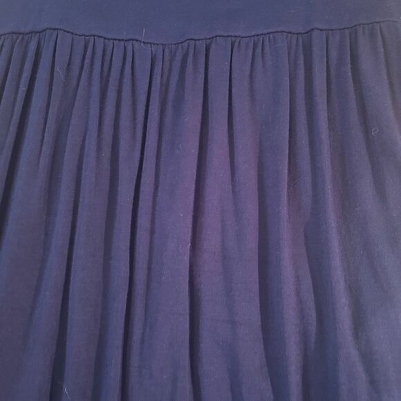 Bellamie Navy Ruched Halter Sundress - Picture 3 of 5